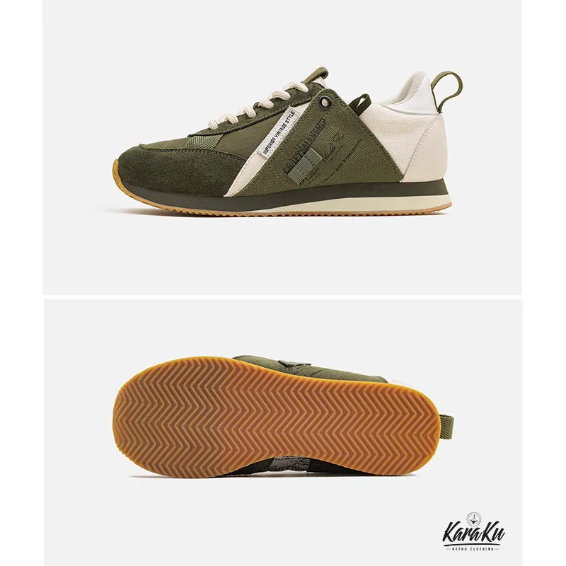 1960s Suede-Mesh Design British Trainer