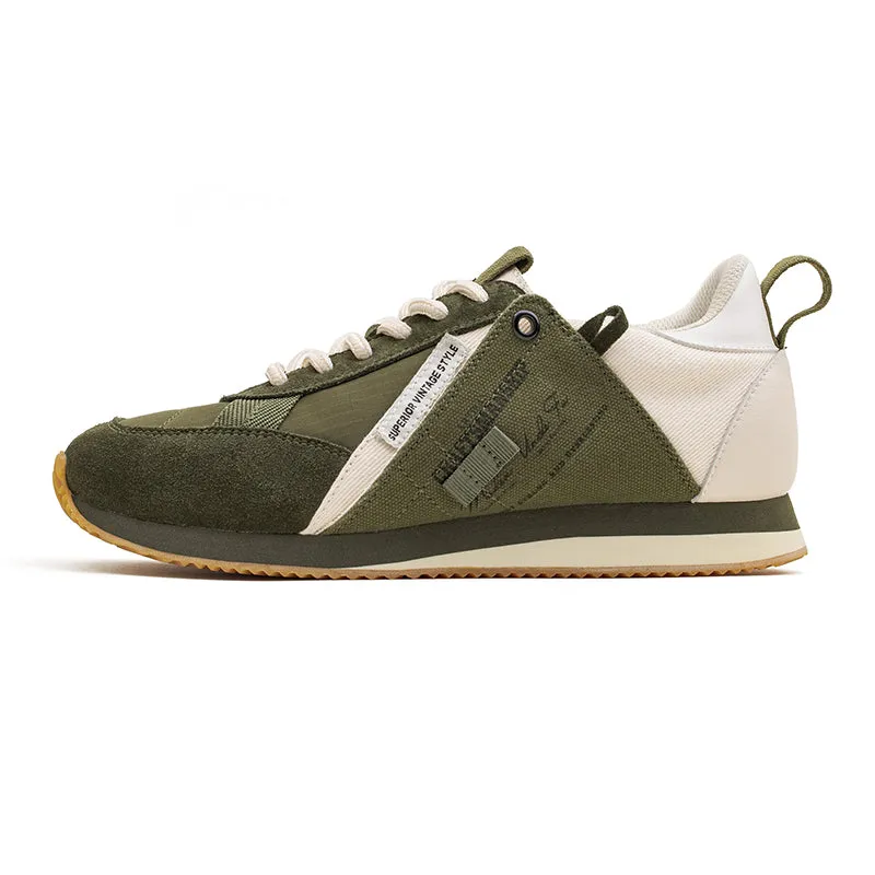 1960s Suede-Mesh Design British Trainer