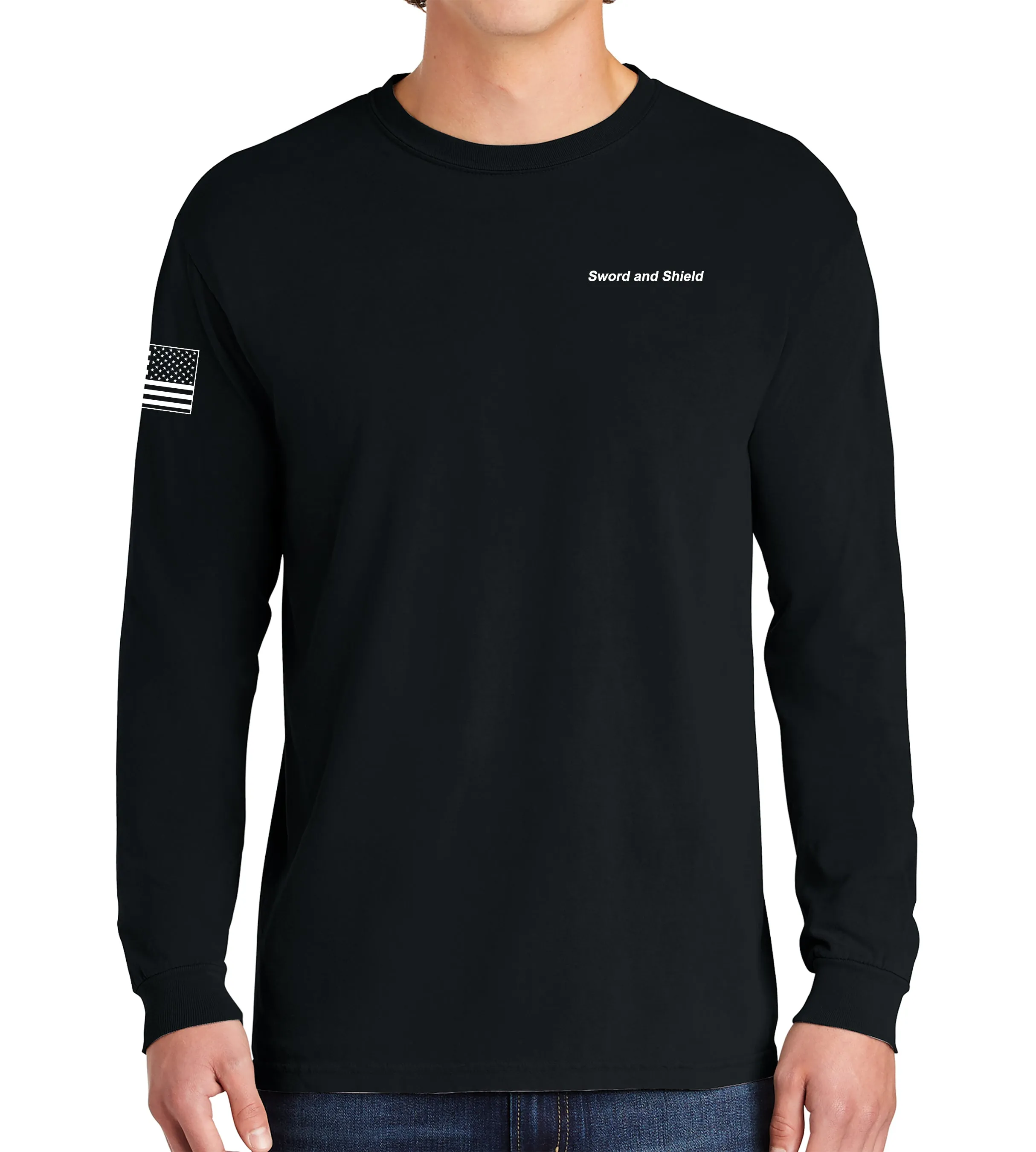 2d MDTF Long Sleeve 50-50 Blend Unisex Shirt. This shirt IS approved for PT