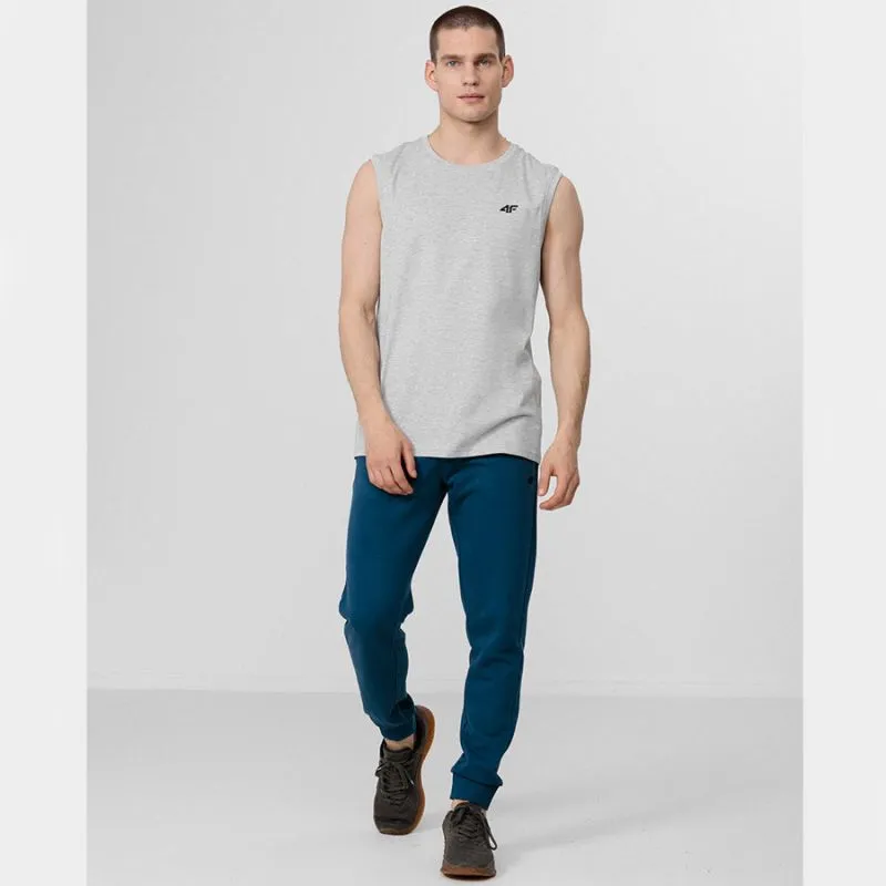 4F Mens Simple T-shirt - Gray