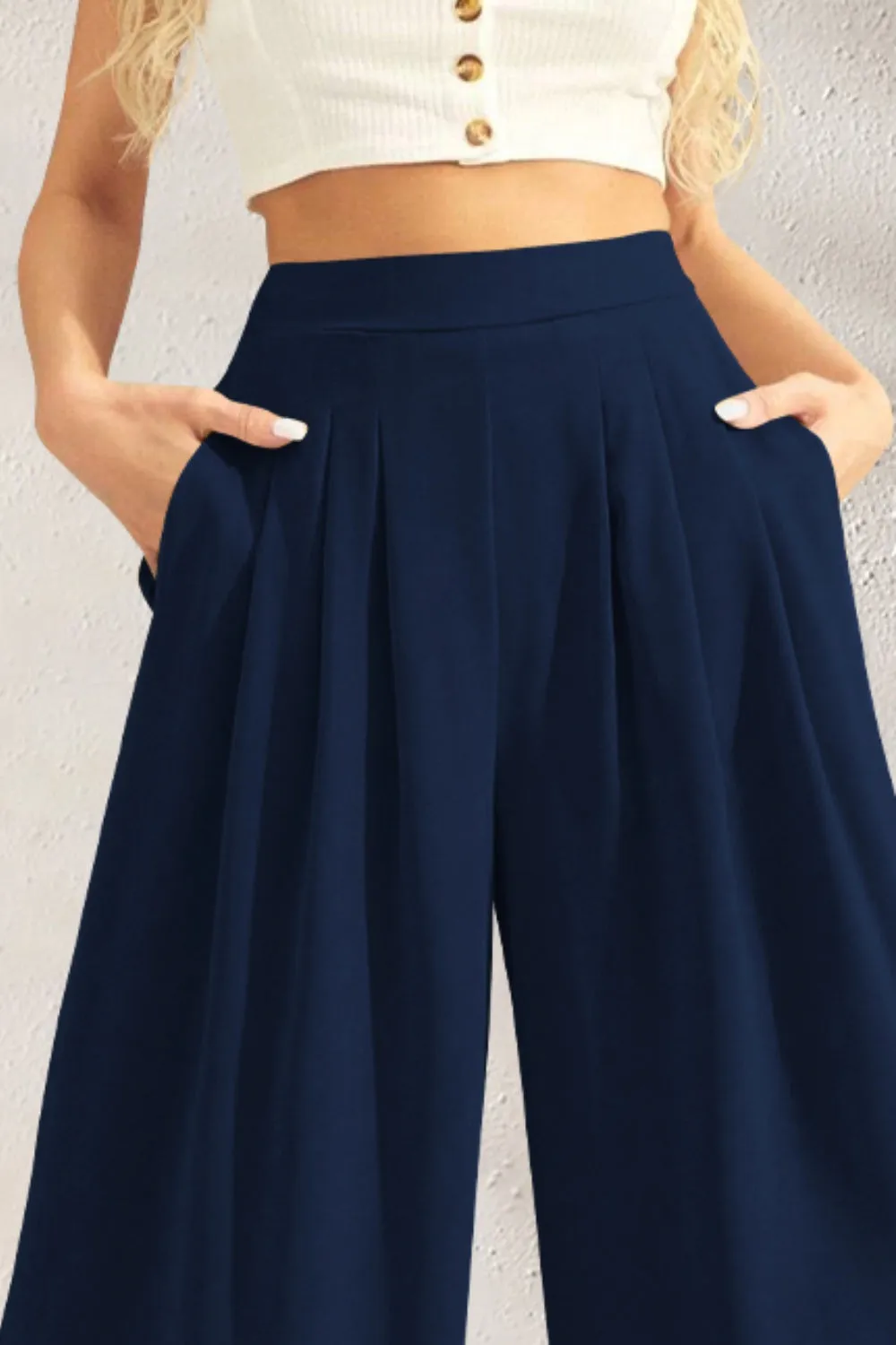 5 High Waist Wide Leg Pants