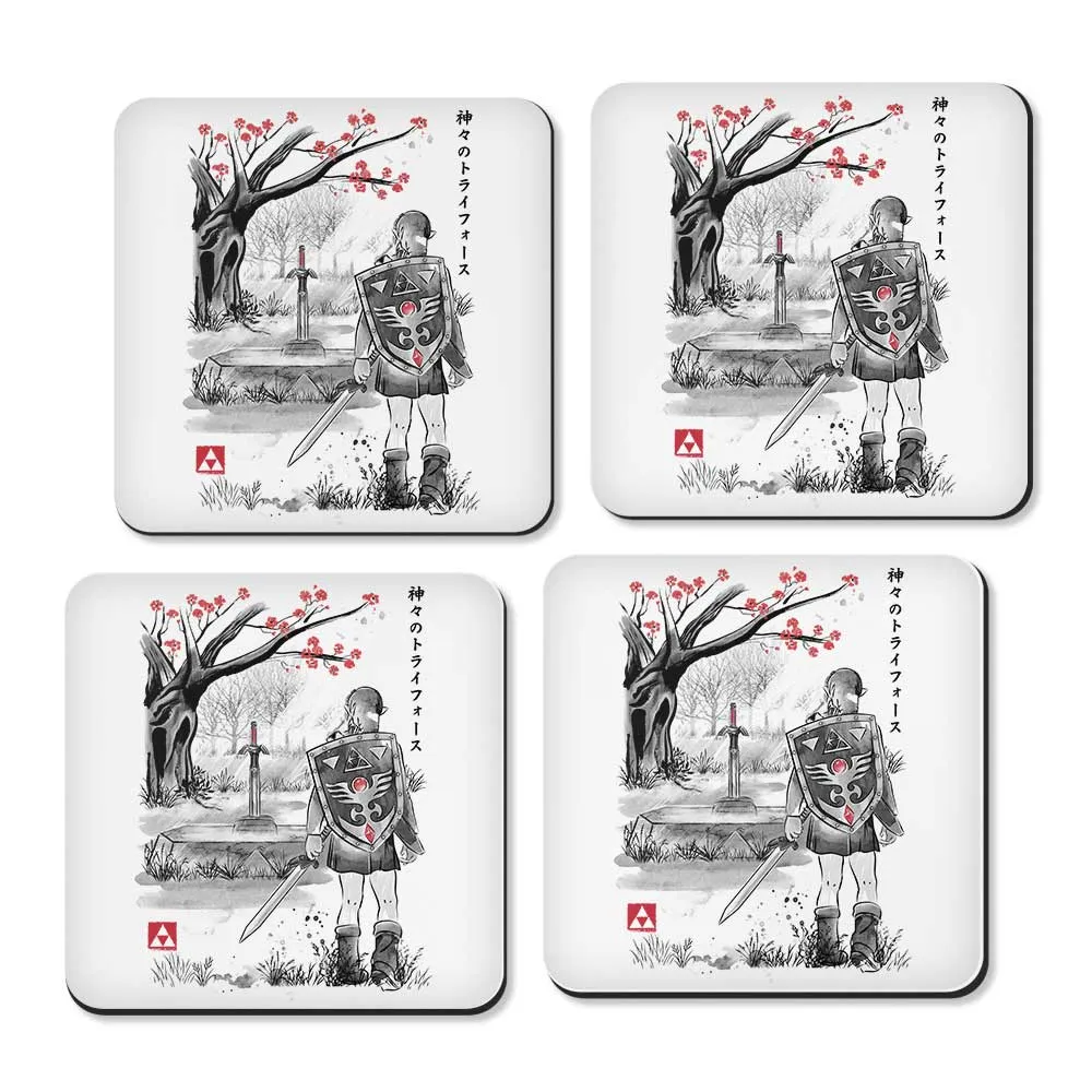 A Link to the Sumi-e - Coasters