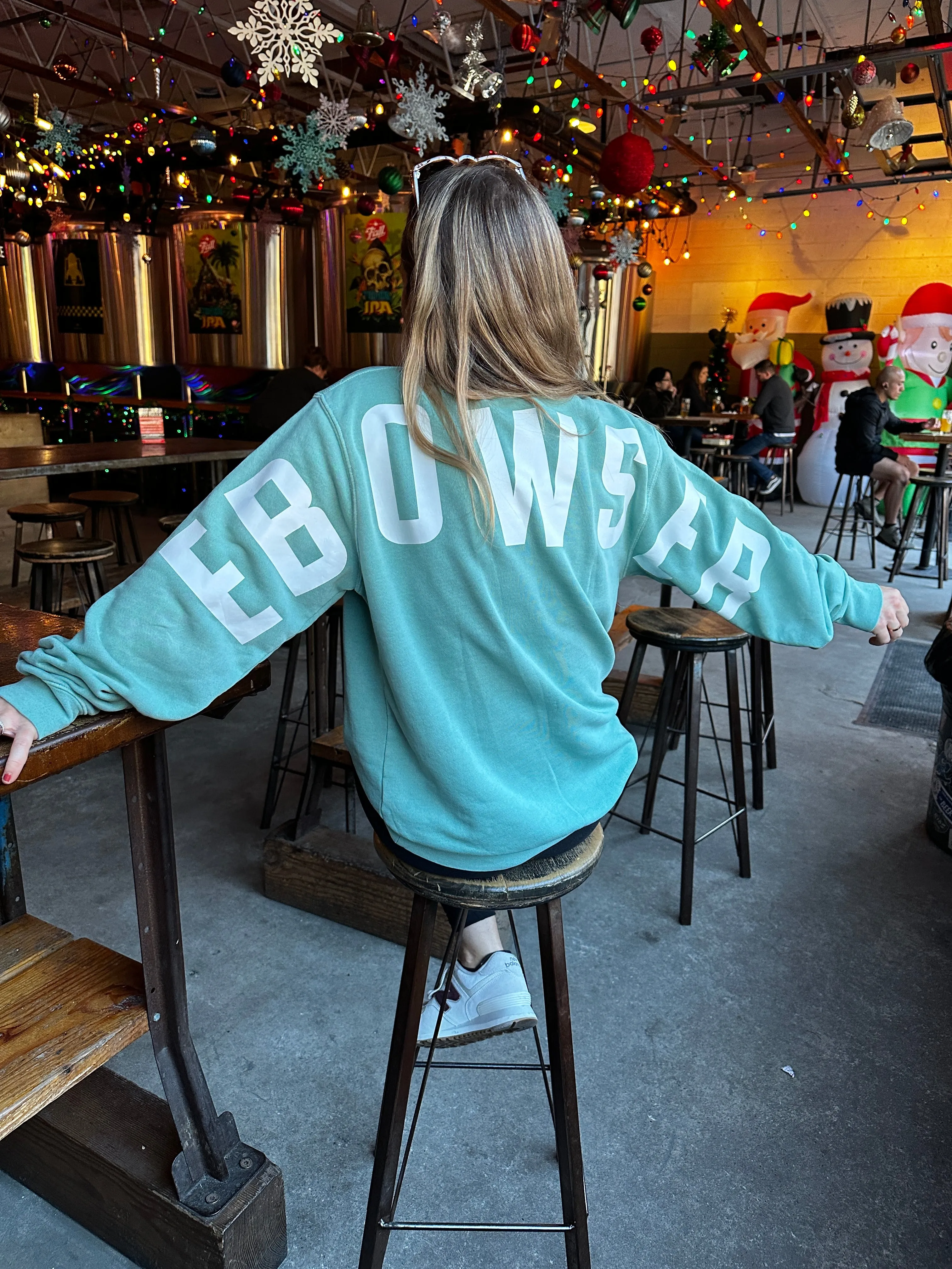 Aesthetic Oversized Back Printed Sweatshirt