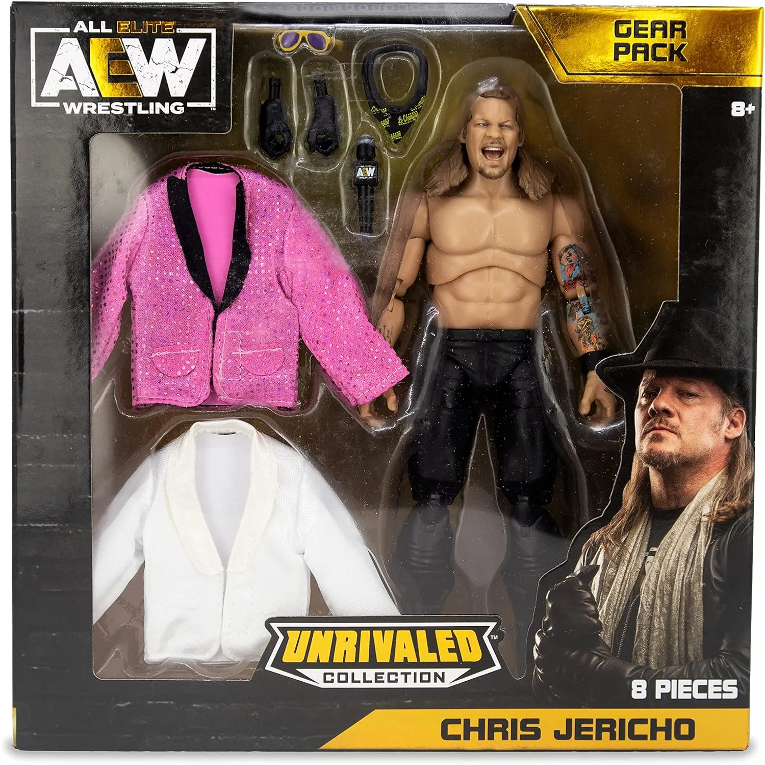 AEW : Chris Jericho "Gearpack" Amazon Exclusive Figure Set