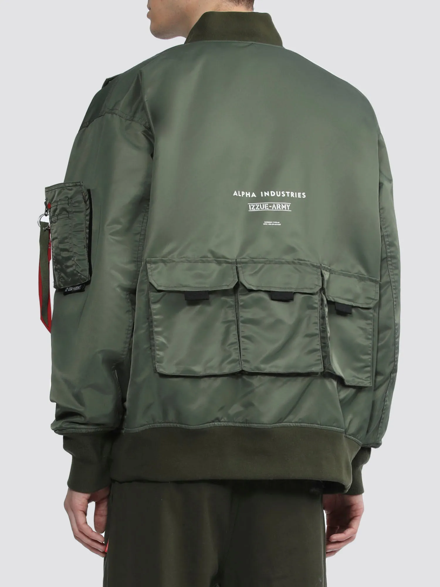 ALPHA X IZZUE UTILITY MA-1 JACKET