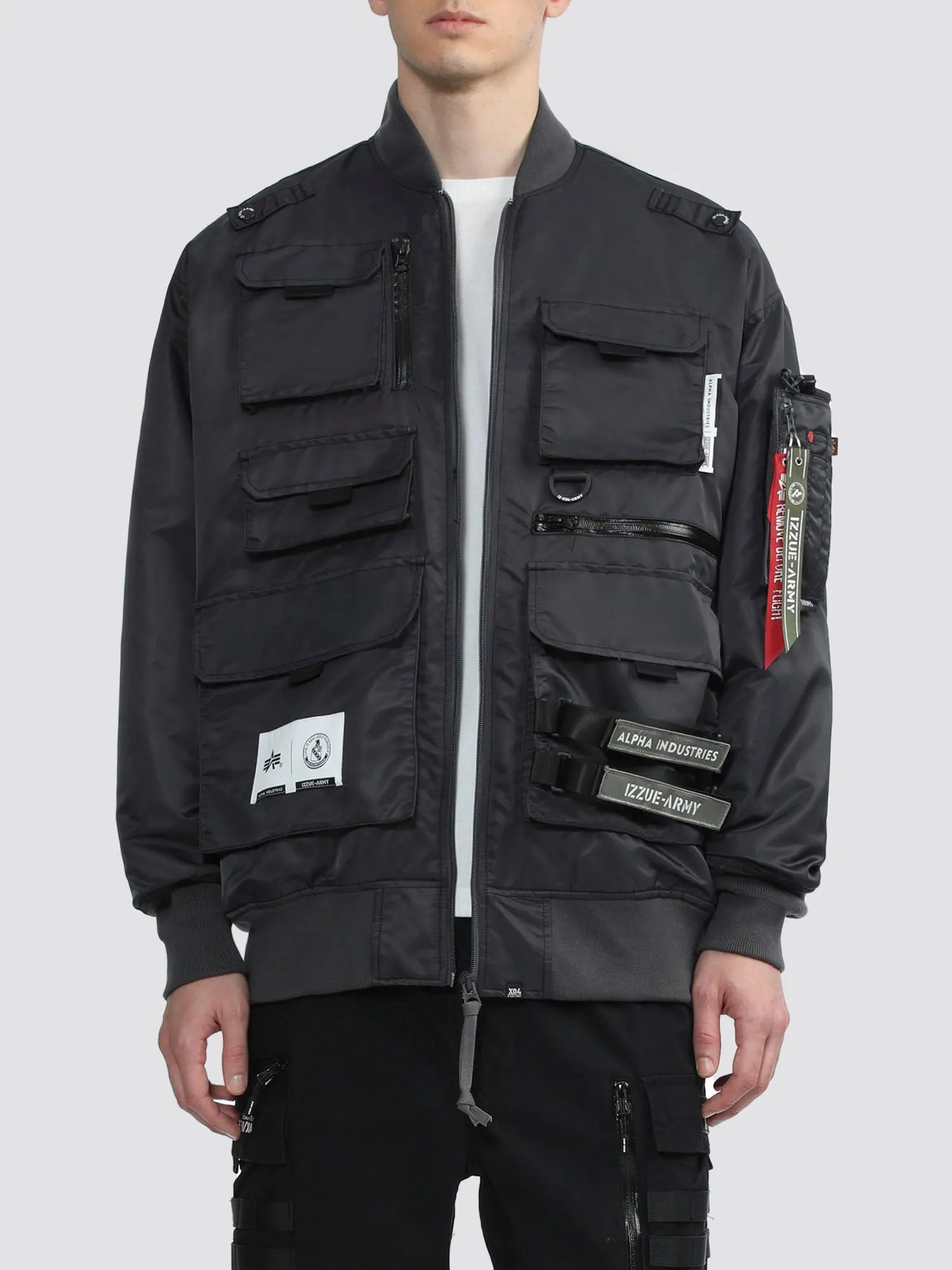 ALPHA X IZZUE UTILITY MA-1 JACKET