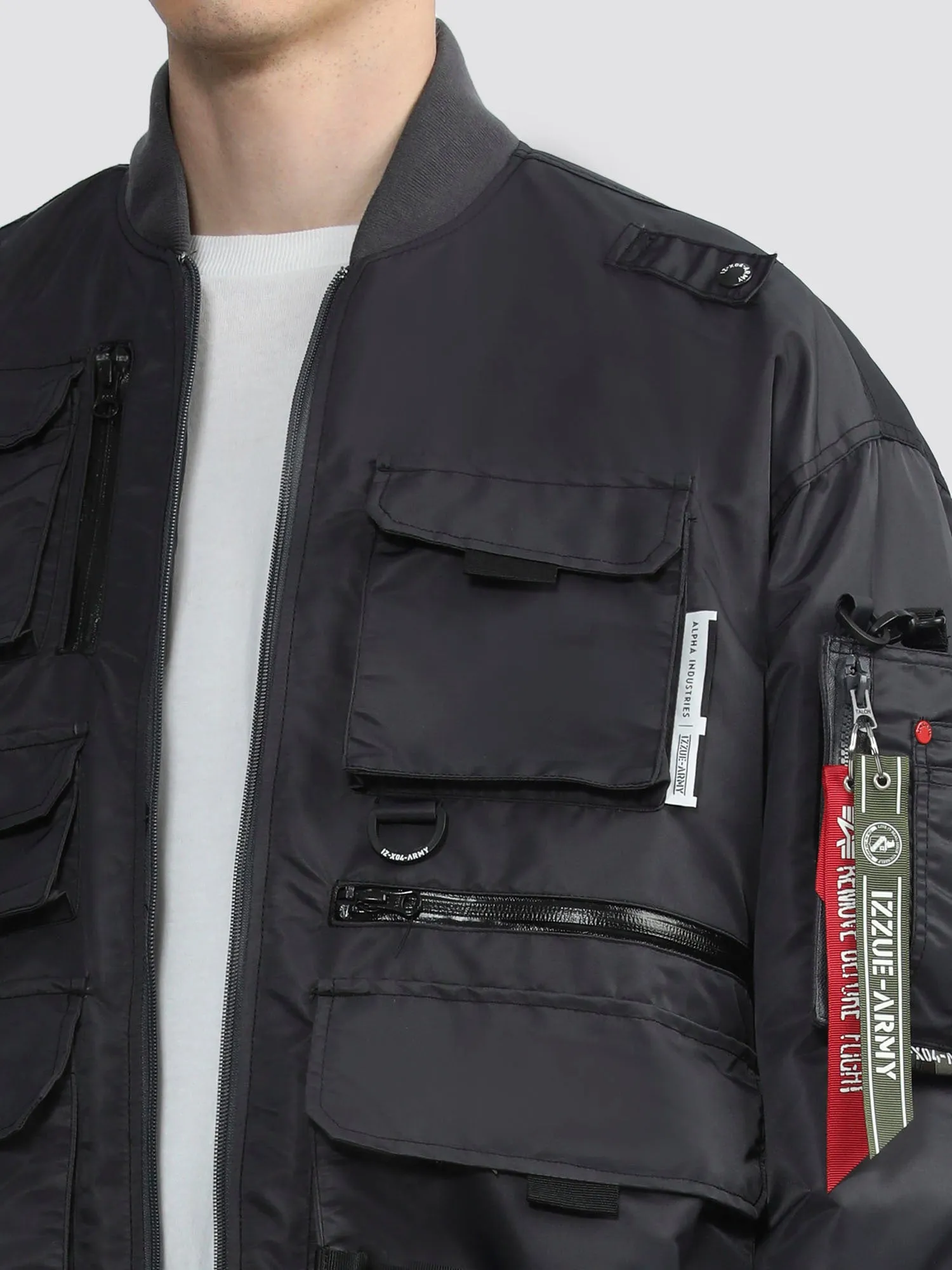 ALPHA X IZZUE UTILITY MA-1 JACKET