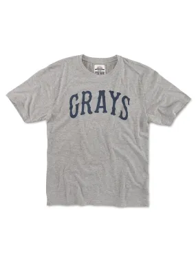 American Needle Red Jacket Mens Homestead Grays Archive BT2 T-Shirts Heather Grey RJ801A-HOG