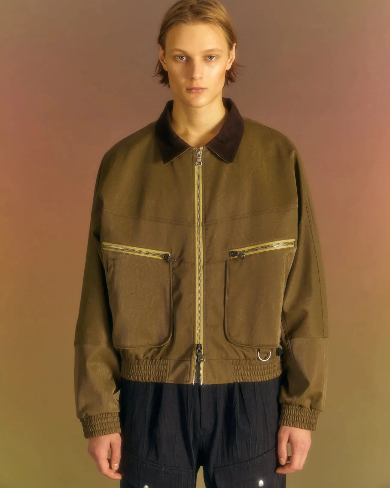 Andersson Bell NEW Ortega23 Bomber Jacket 'Khaki'