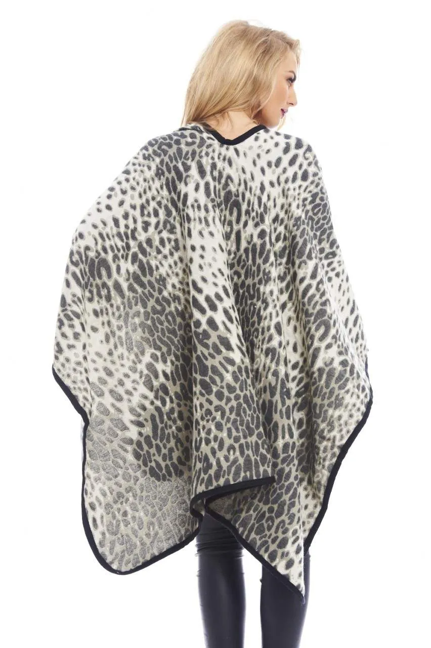 Animal Print Cape