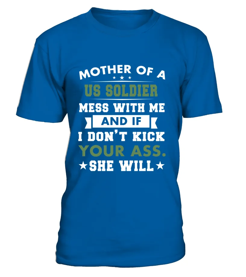 Army Mom Kick Ass Daughter T-shirts