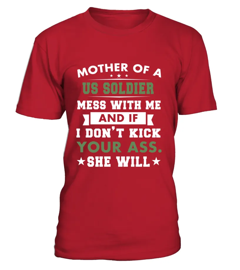 Army Mom Kick Ass Daughter T-shirts