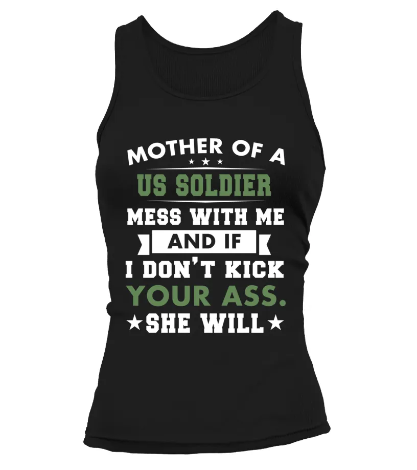 Army Mom Kick Ass Daughter T-shirts