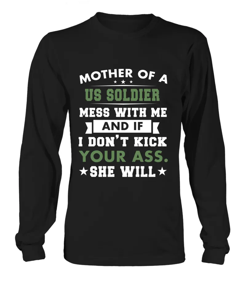 Army Mom Kick Ass Daughter T-shirts