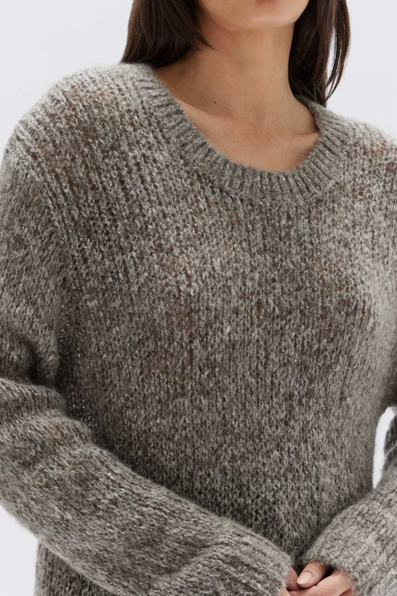 Assembly Label - Elise Knit - Clove Marle