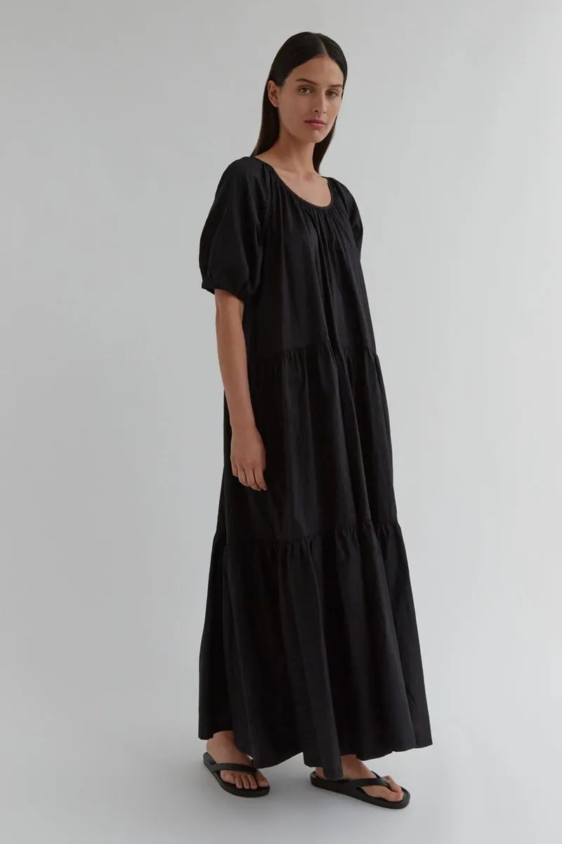 Assembly Label - Millie Tiered Dress - Black