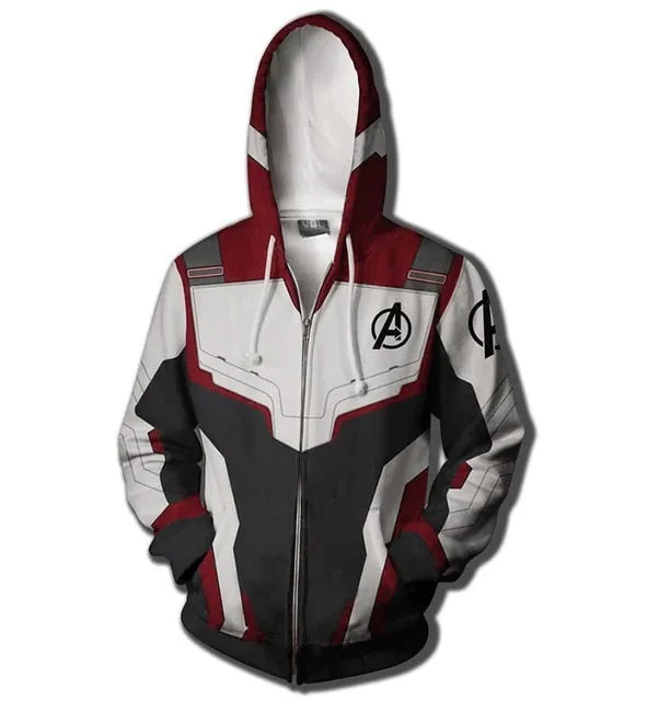 Avengers: Endgame Quantum Realm 3D Printed Hoodies for Men and Women - Fitness Pullover Sweatshirts, Cosplay Costume, Streetwear Jacket