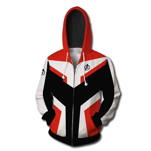 Avengers: Endgame Quantum Realm 3D Printed Hoodies for Men and Women - Fitness Pullover Sweatshirts, Cosplay Costume, Streetwear Jacket