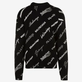 Balenciaga Multi Logo Knitwear