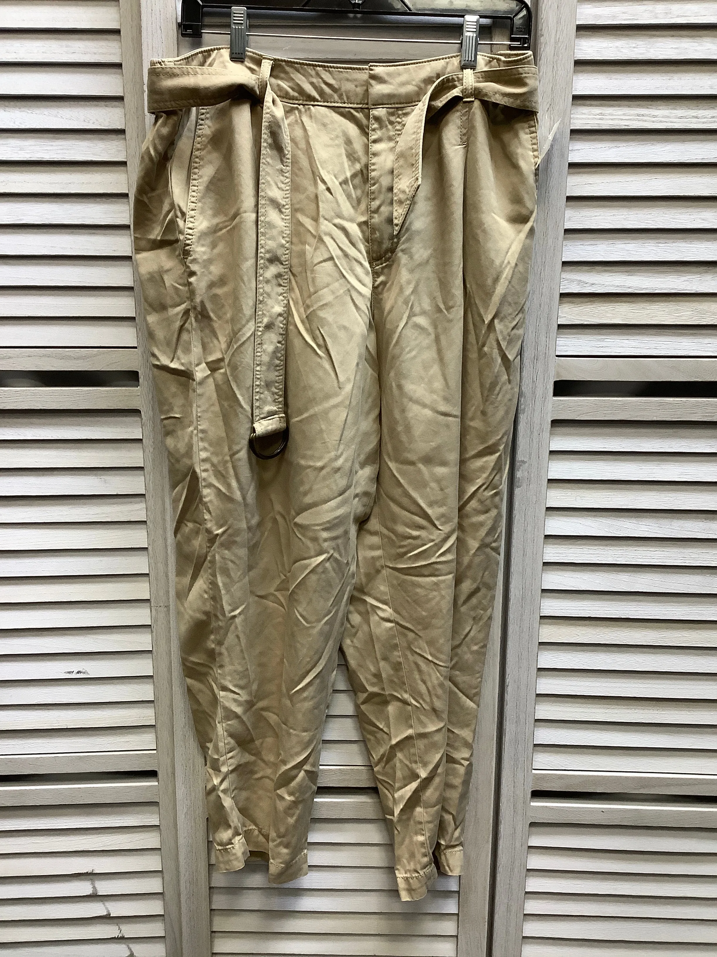 Beige Pants Wide Leg Loft, Size L