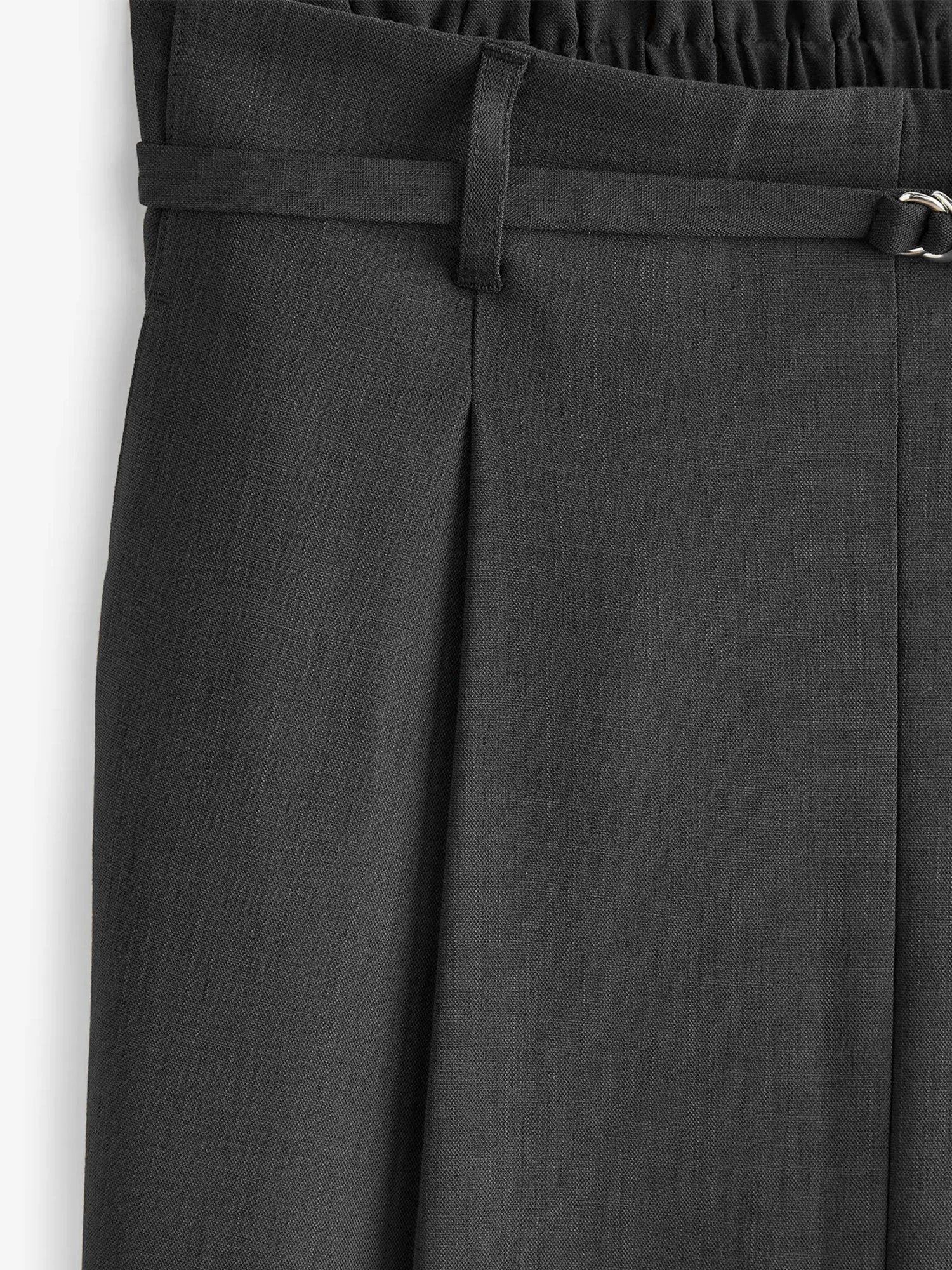 Belted Wide Leg Trousers