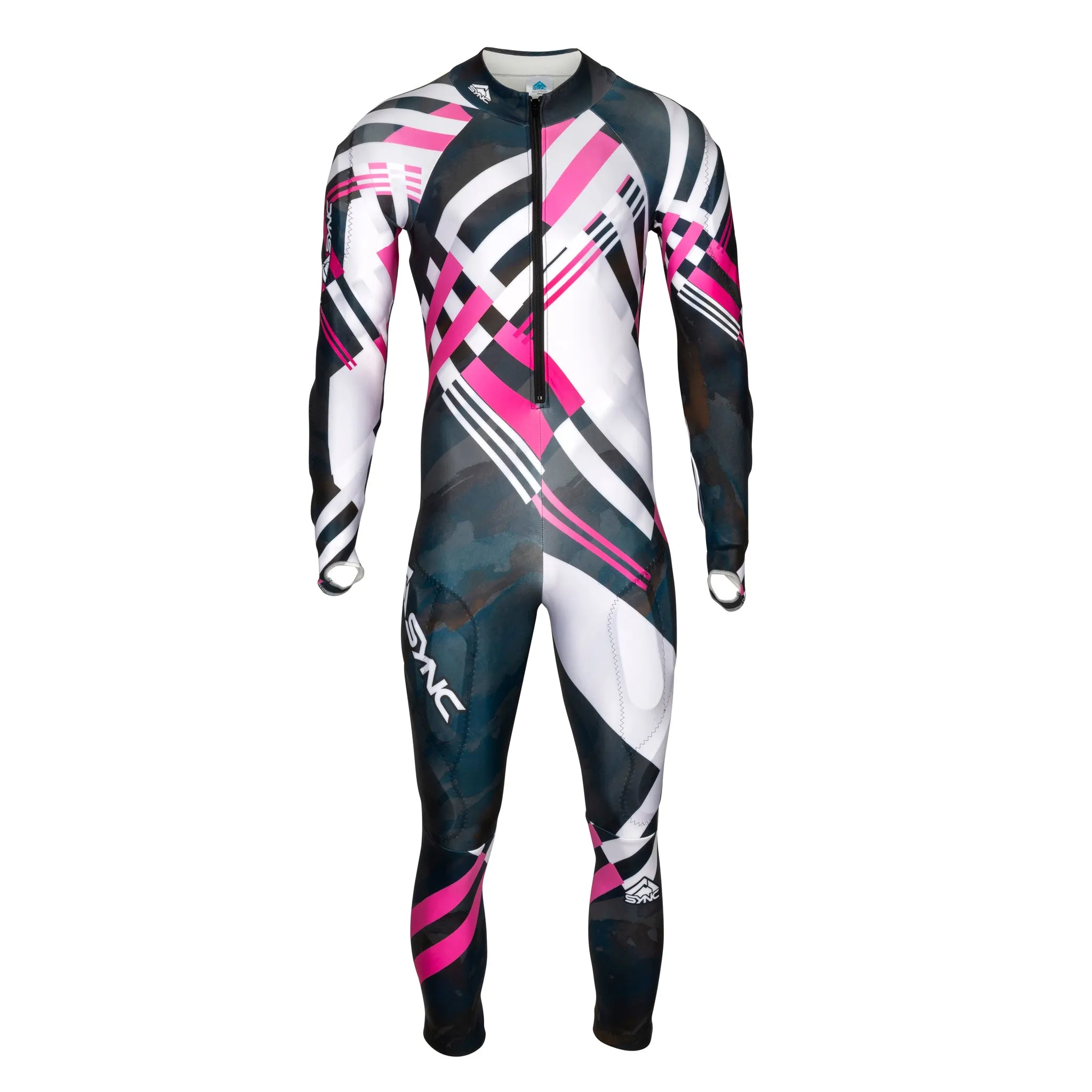 Berit Adult Race Suit - Black/Pink