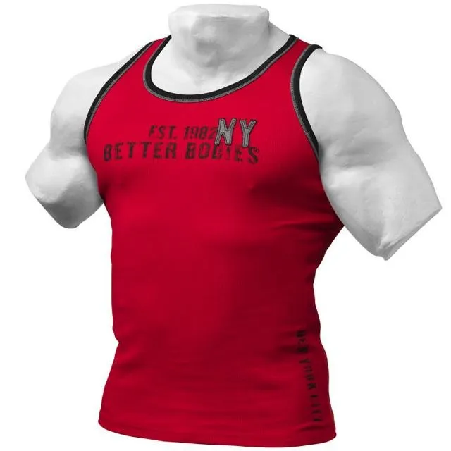 Better Bodies BB Rib Tank - Jester Red-Black