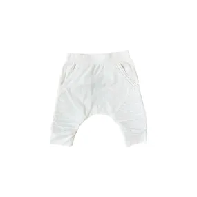 Biker Shorts- White