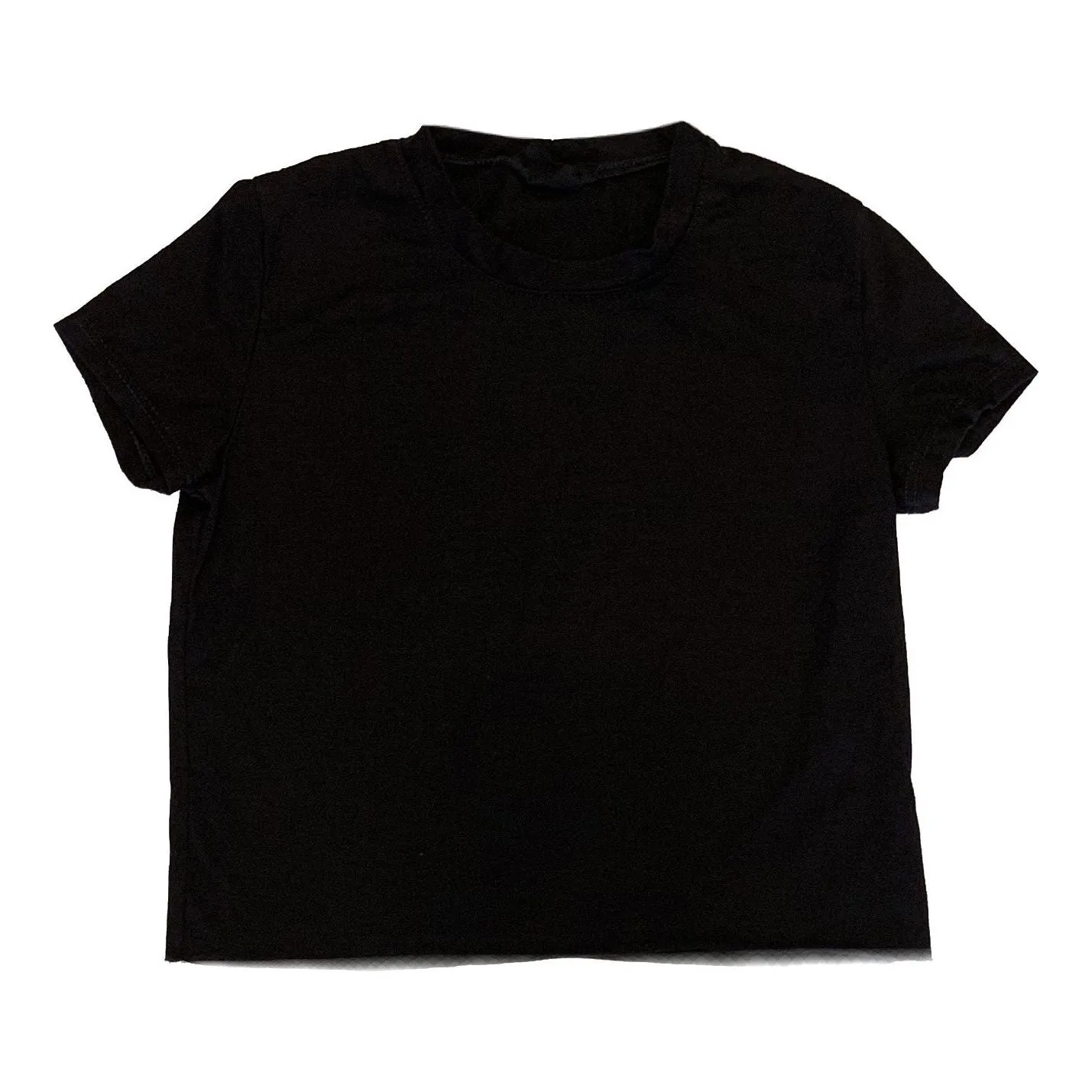 black basic t-shirt