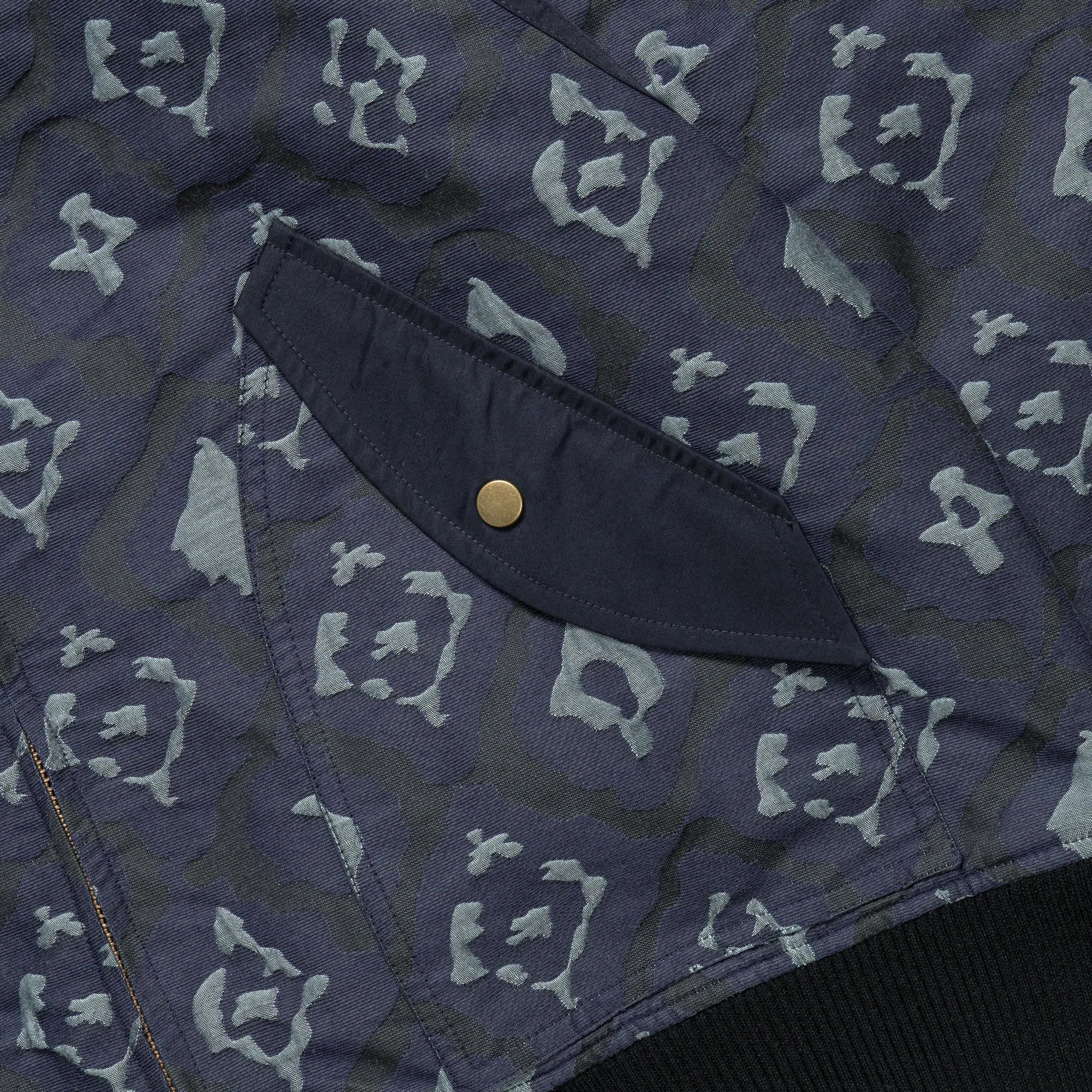 Bomber Jacket - Navy Cotton/Nylon