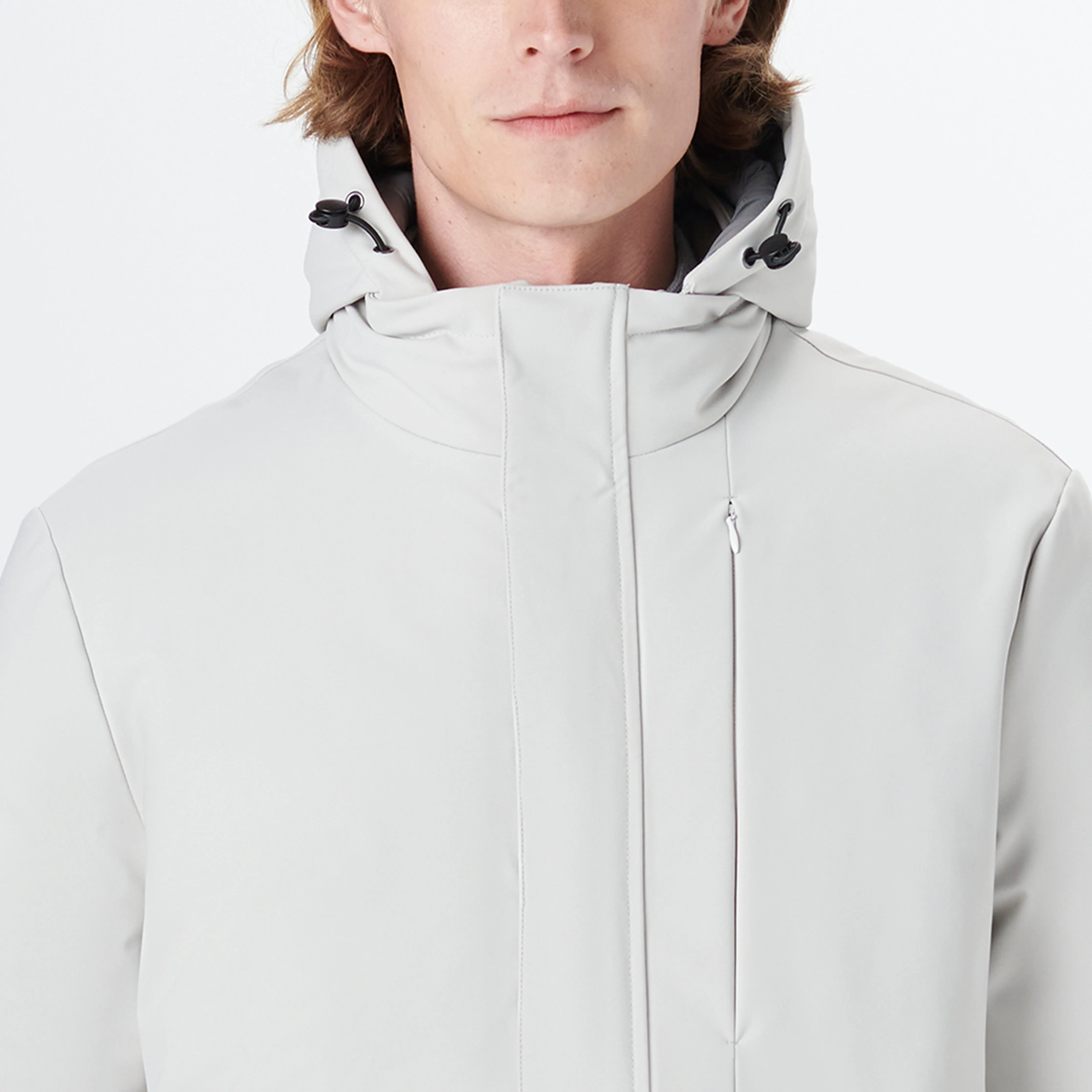 Bomber Jacket with Hood