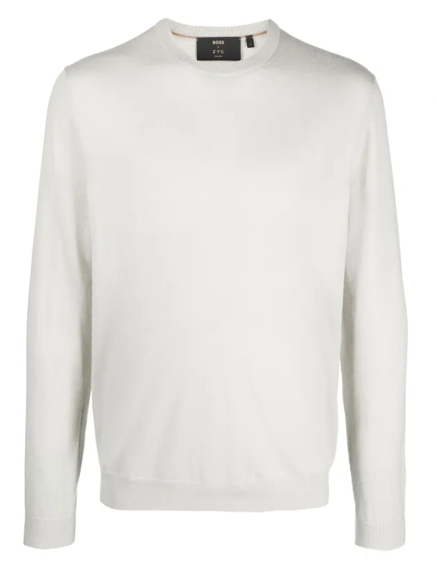 BOSS crew-neck cashmere jumper