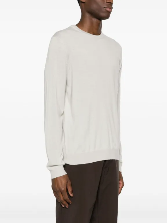 BOSS crew-neck cashmere jumper