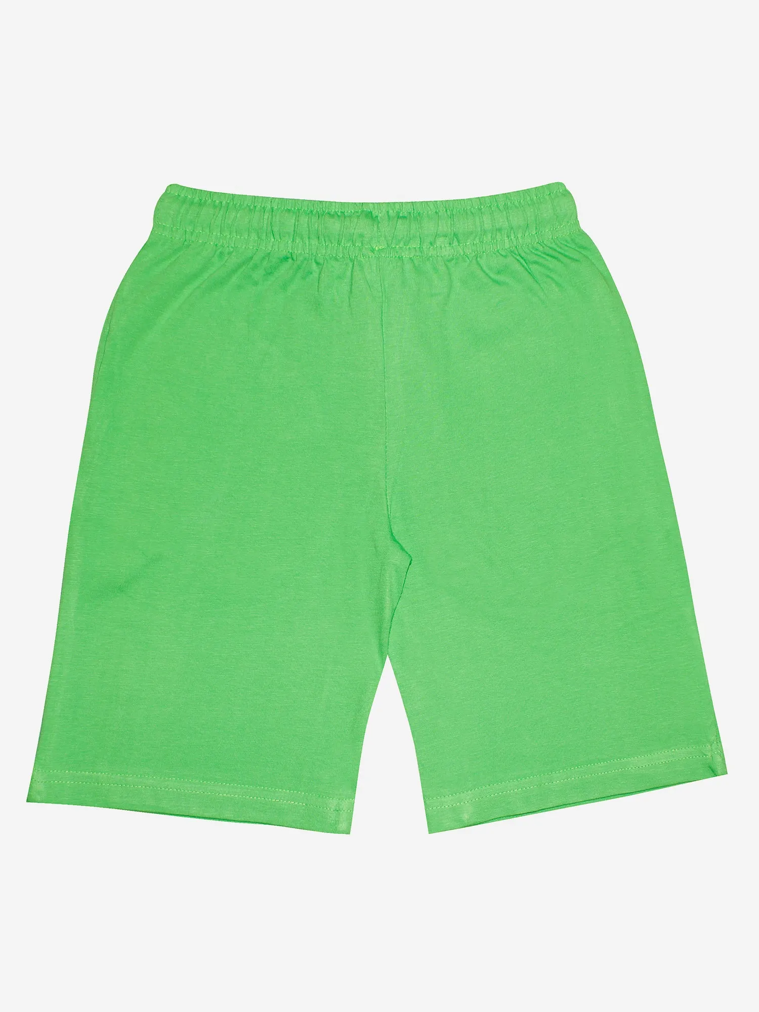 Boys Knee length Cotton Jersey Shorts- pack of 2