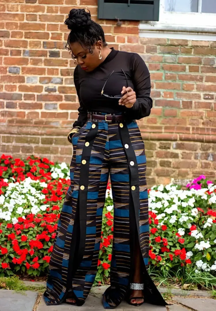 Button down | Wide Leg pants