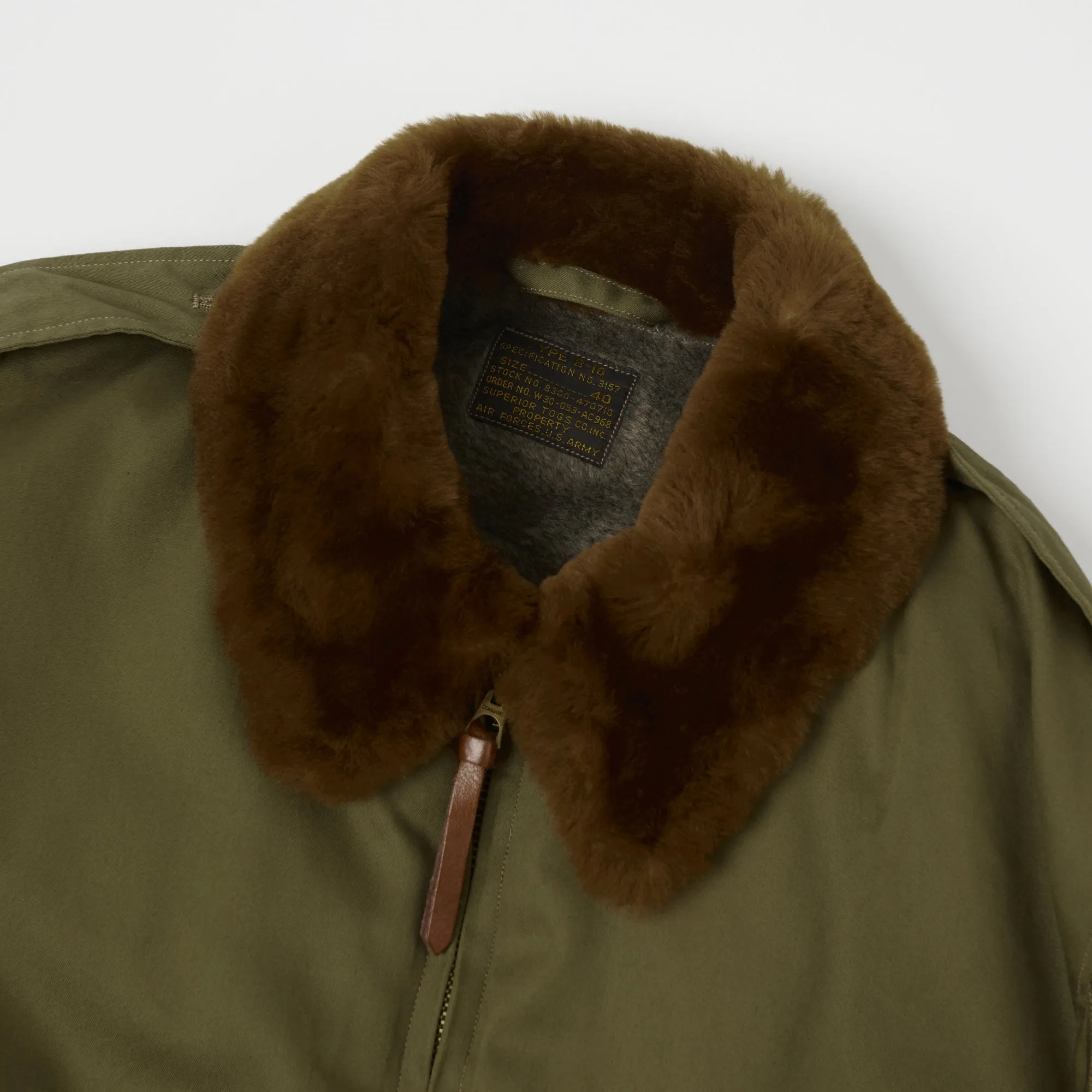 Buzz Rickson's B-10 Superior Togs Jacket - Olive