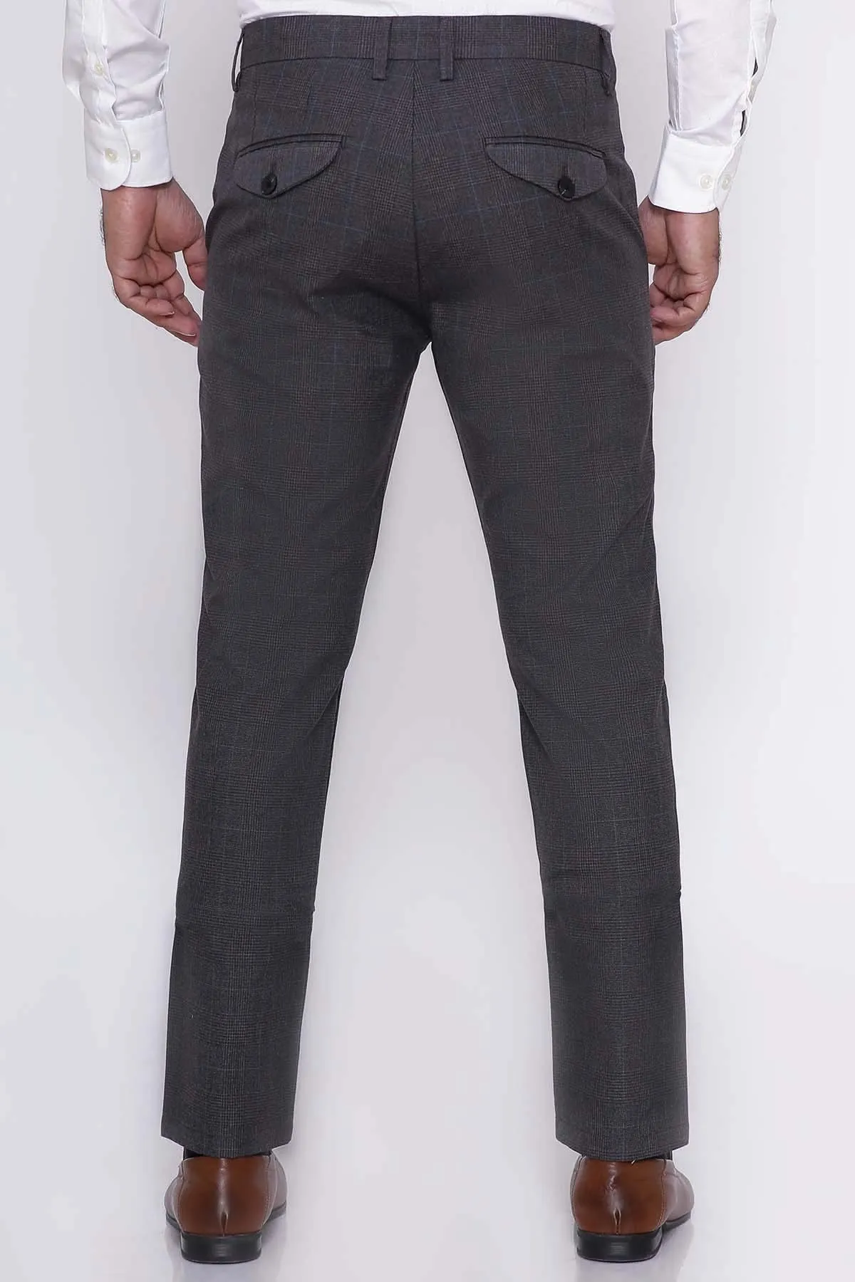 C PANT CROSS POCKET SLIM FIT DARK GREY