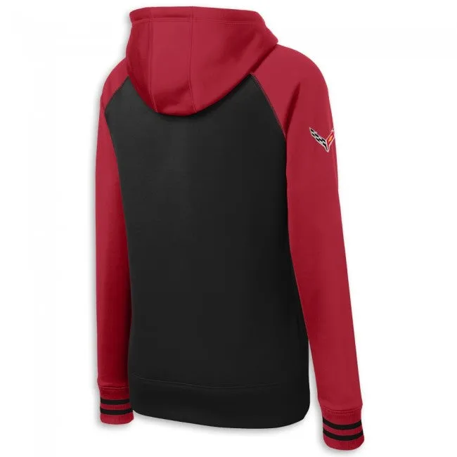 C8 Corvette Women's Varsity Hooded Full-Zip