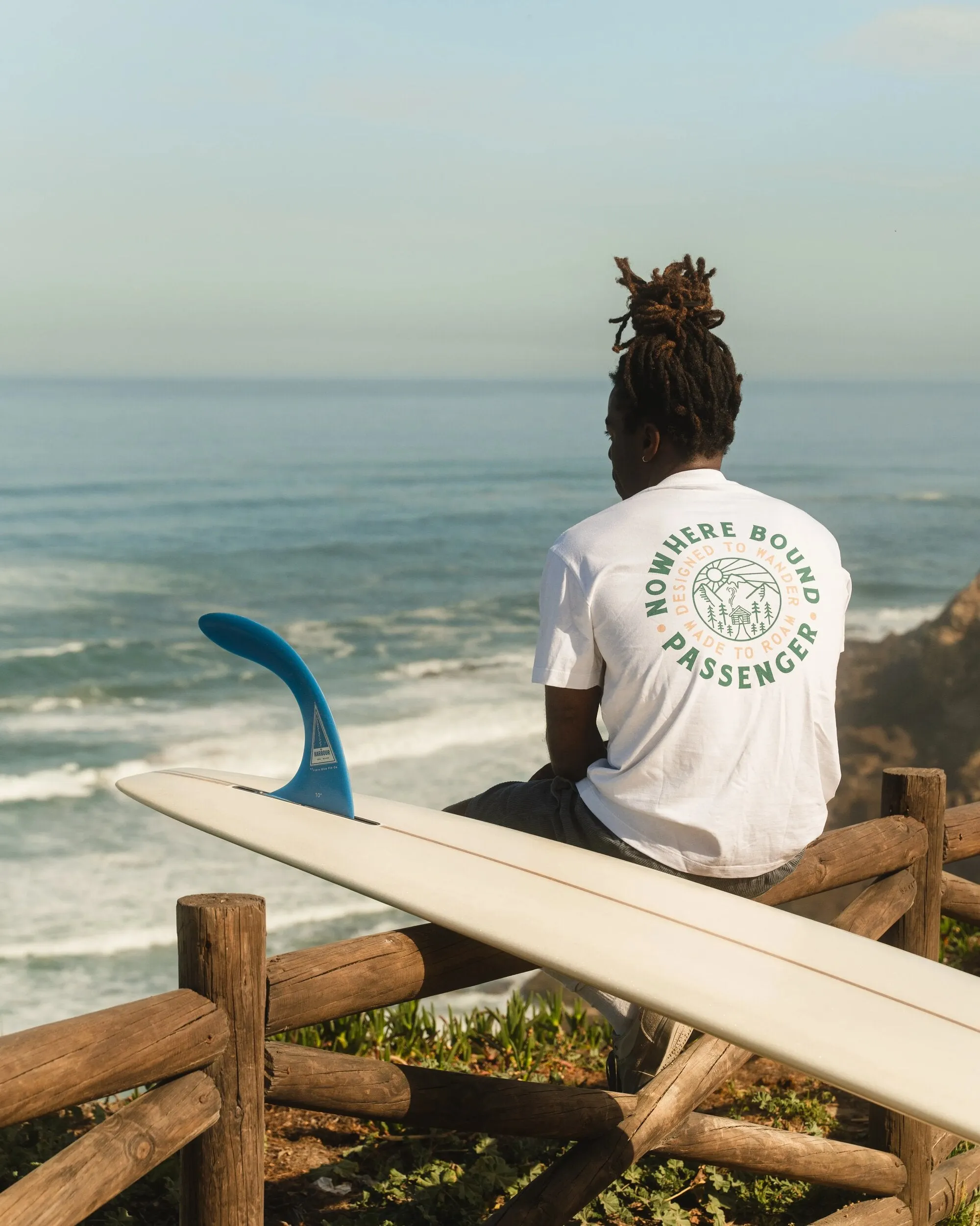 Organic Cotton Cabin Recycled Relaxed Fit T-Shirt - White