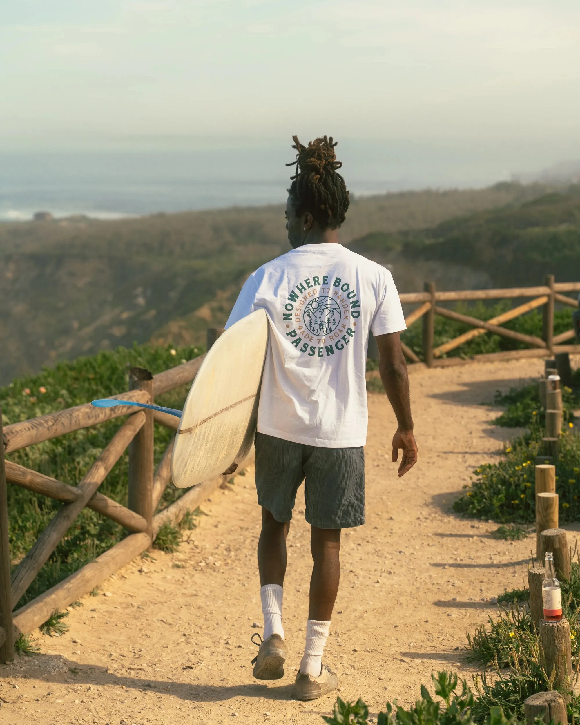 Organic Cotton Cabin Recycled Relaxed Fit T-Shirt - White