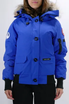 Canada Goose Womens Down Bomber Chilliwack PBI - Royal Blue