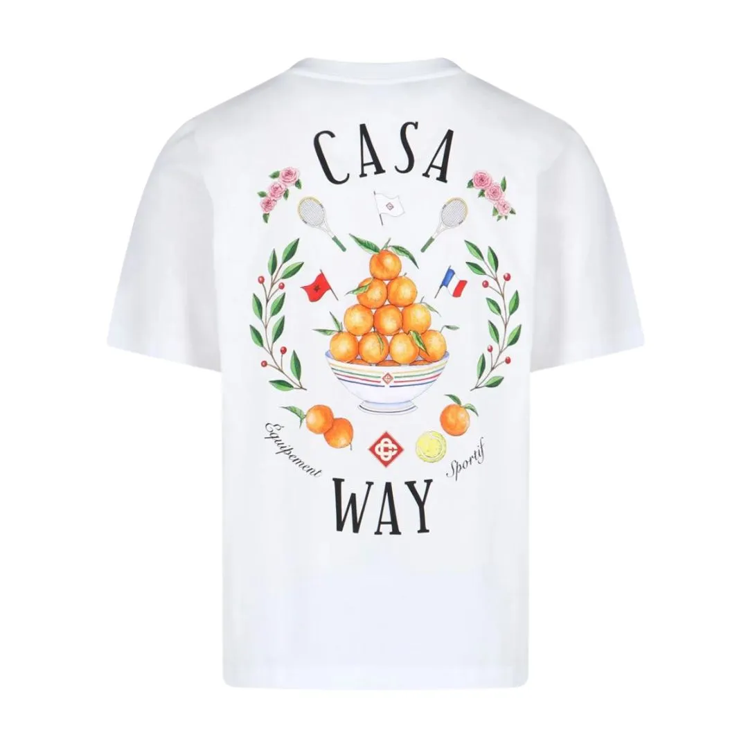 CASABLANCA CASA WAY T-SHIRT WHITE