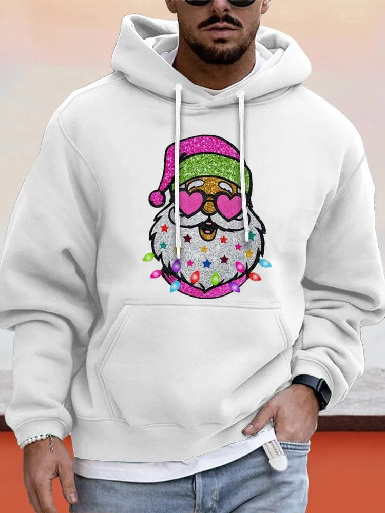 Casual Santa Claus Graphic Hoodies