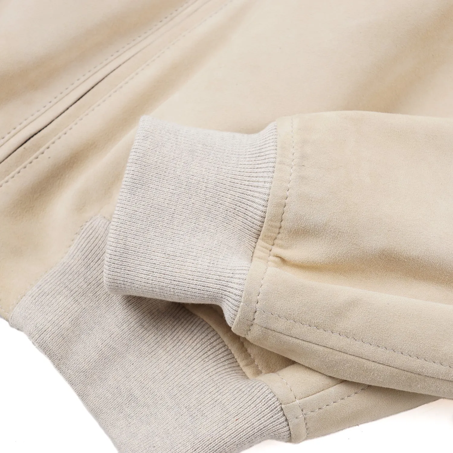 Cesare Attolini Nappa Suede Bomber Jacket