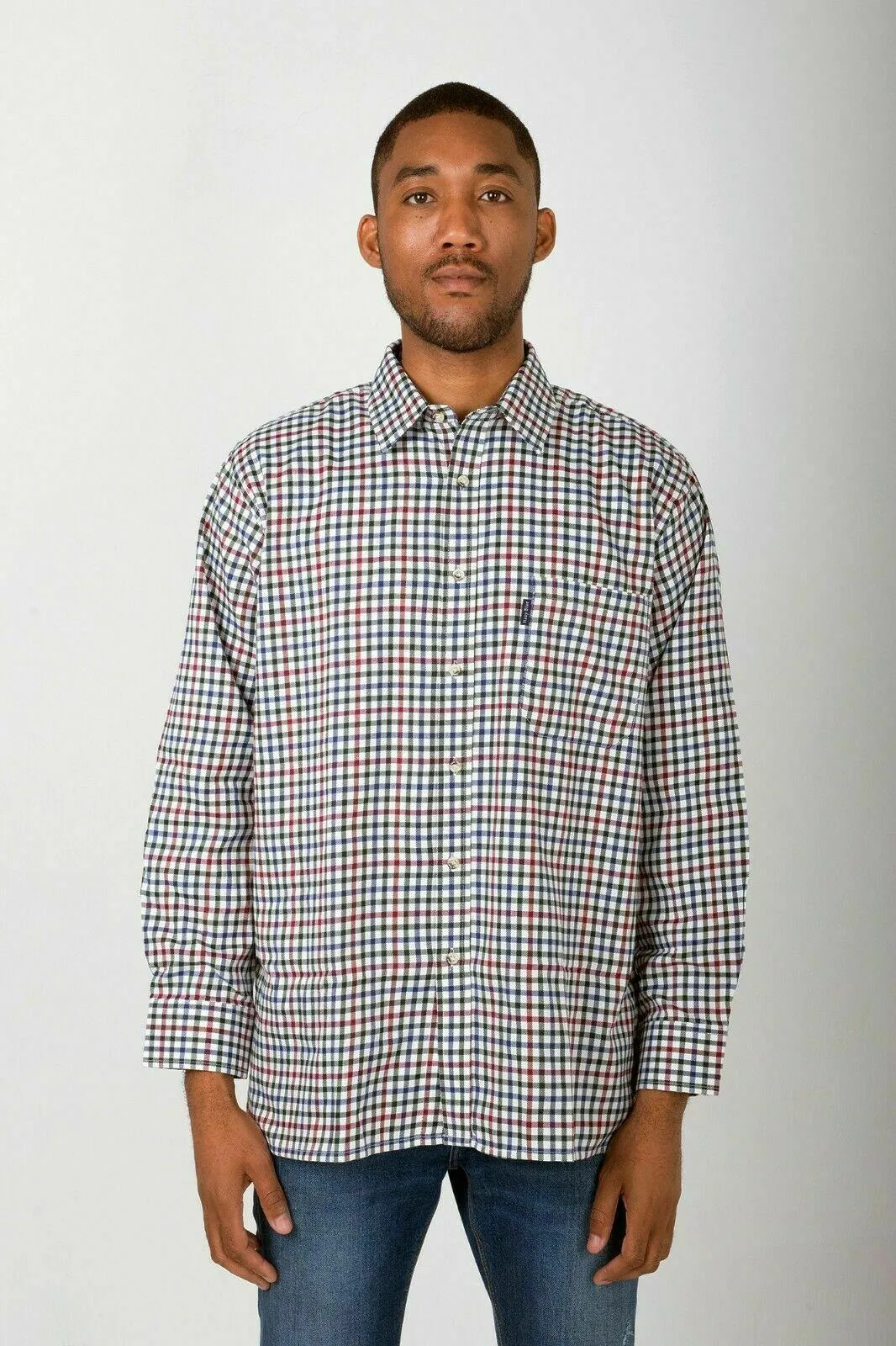 Champion Mens Long Sleeve Check Shirt - Highclere