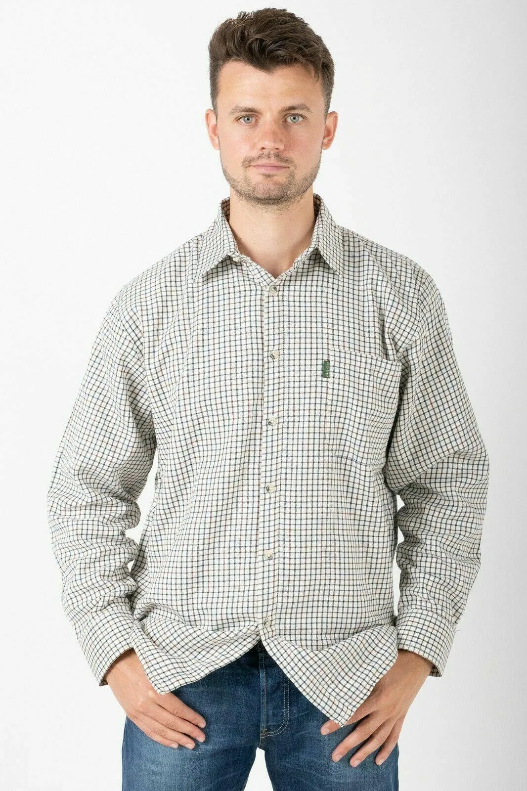 Champion Mens Long Sleeve Check Shirt - Highclere