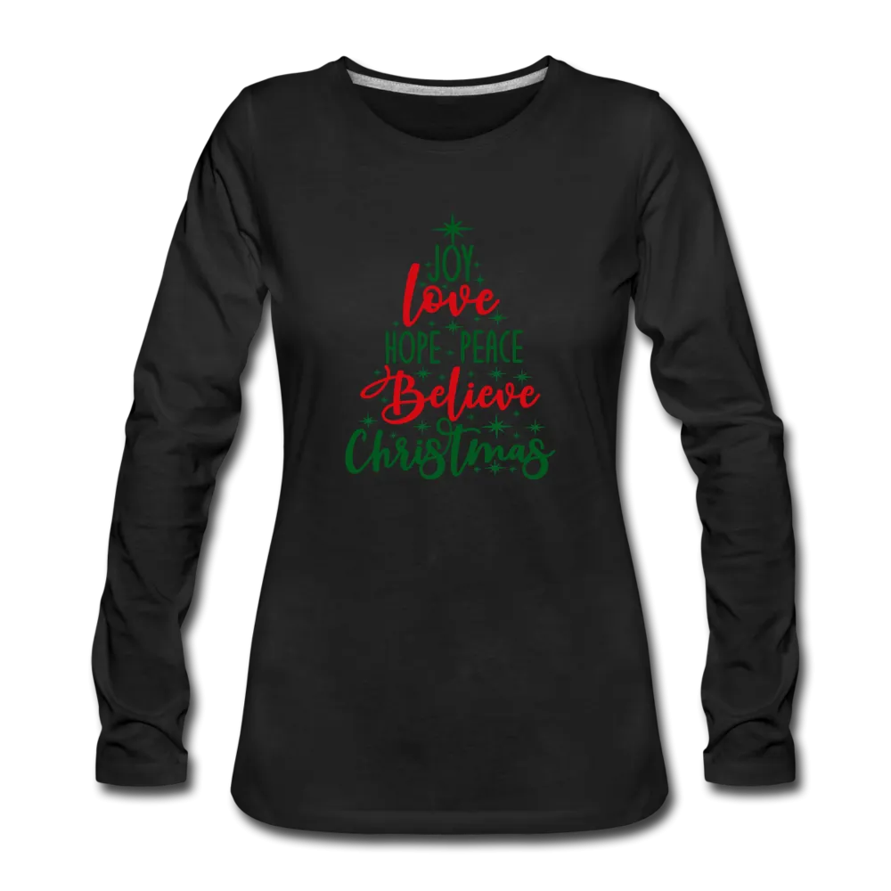 Christmas Tree Women's Premium Long Sleeve T-Shirt