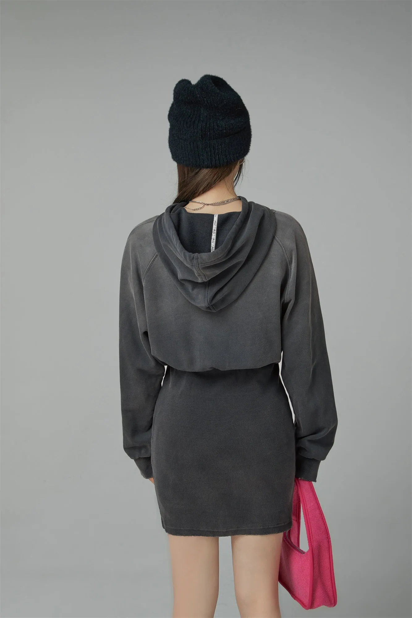 Chuu Heart Casual Hooded Dress