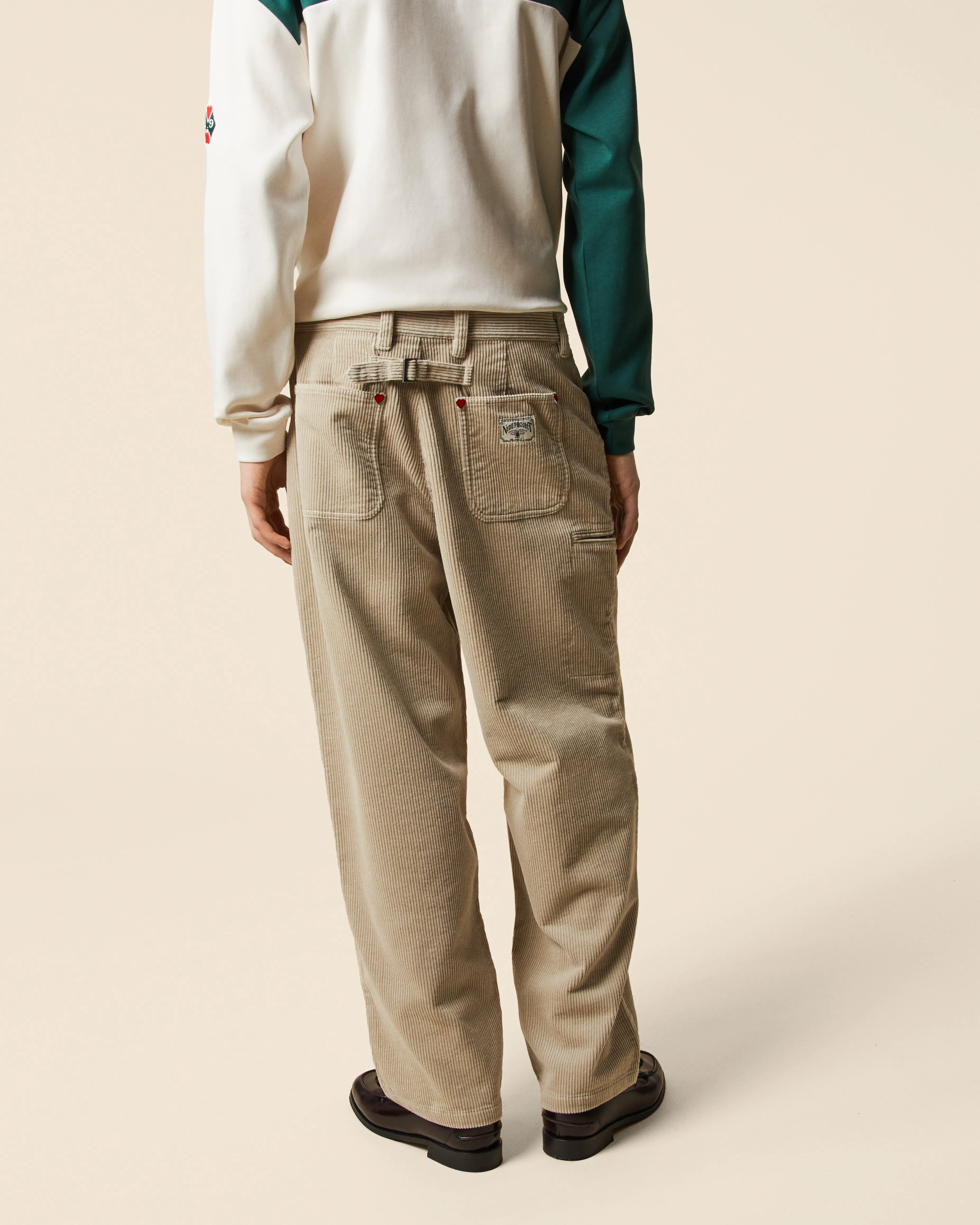 CINTO CORDUROY PANTS BEIGE