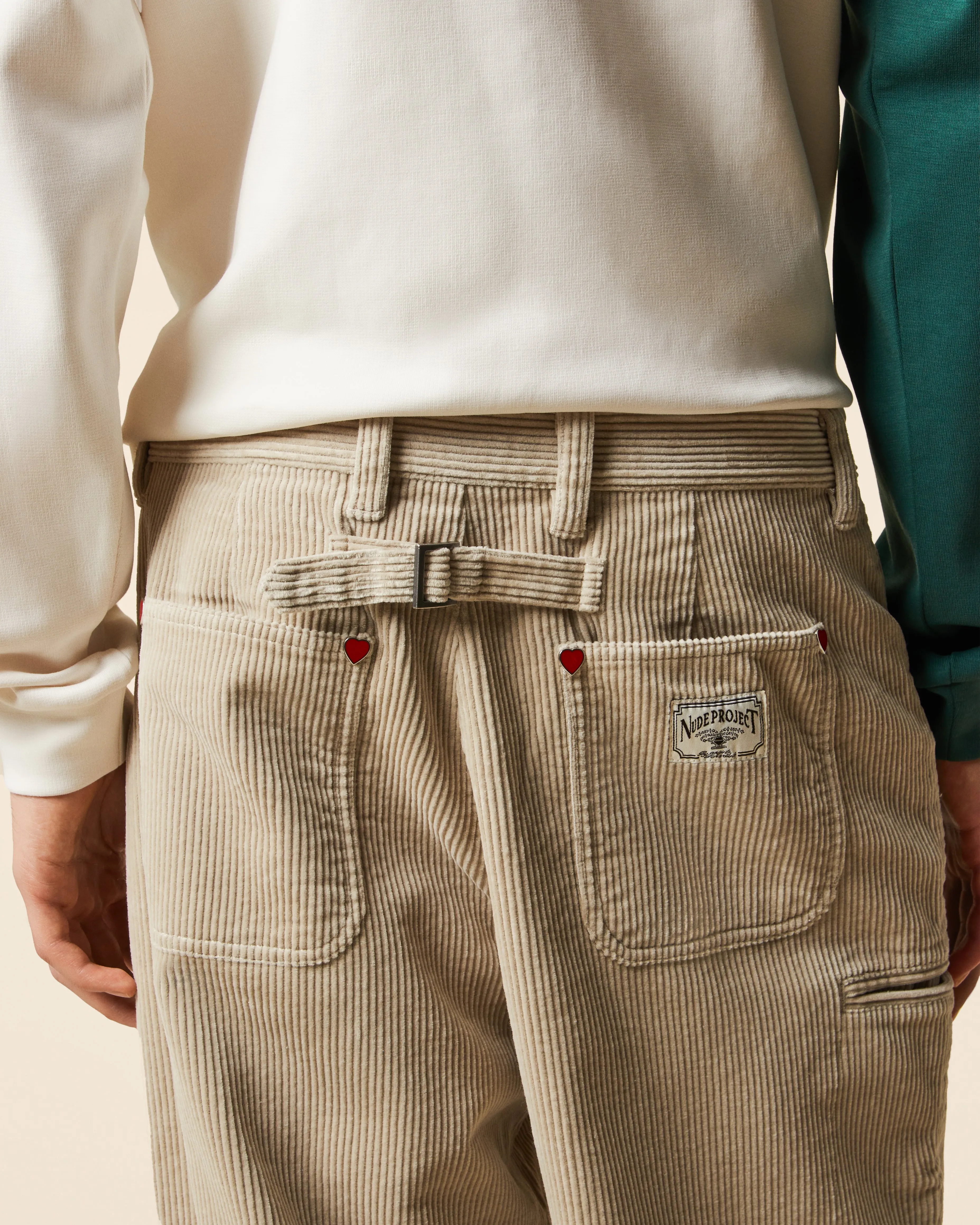 CINTO CORDUROY PANTS BEIGE